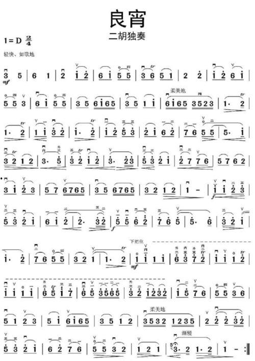 二胡良宵视频,古典旋律中的诗意时光